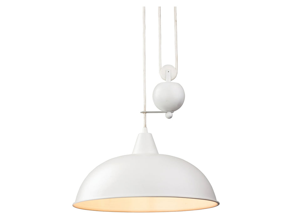 Century Rise & Fall Pendant - White