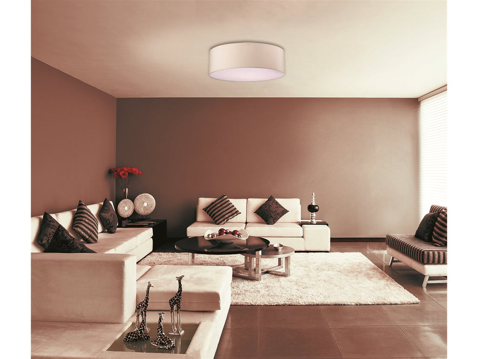 Phoenix Flush Ceiling Fitting - Cream