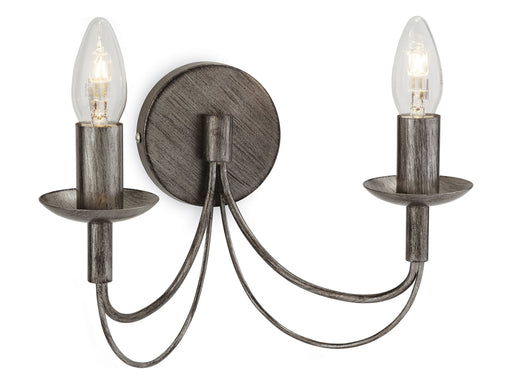 Regency 2 Light Wall - Antique Silver