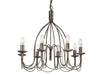 Regency 8 Light Wall - Antique Silver