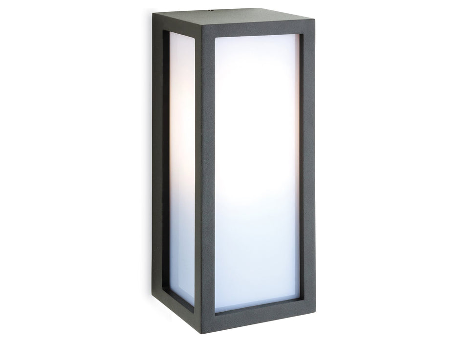 Warwick Wall Light - Graphite with Opal Diffuser