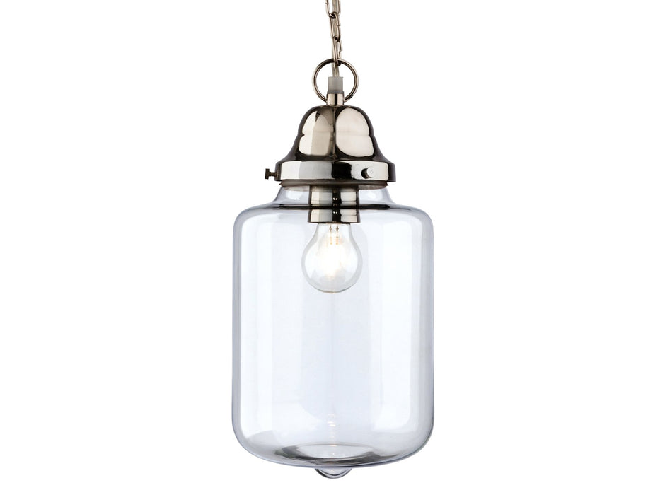 Craft Pendant - Clear Glass with Chrome 