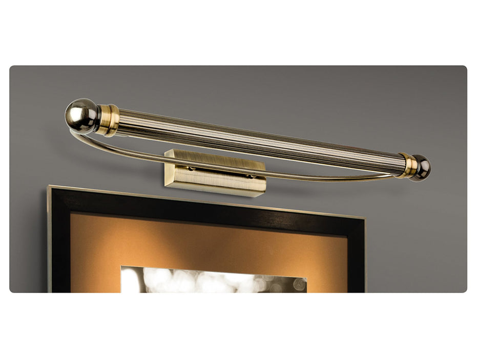 LED Picture Light - 545mm - Antique Brass