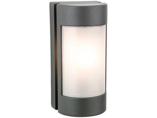 Arena Wall Light - Graphite with Opal Polycarbonate Diffuser