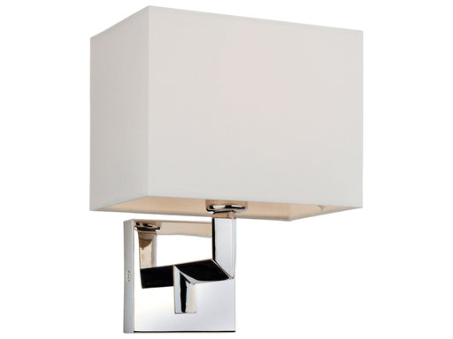 Lex Single Wall - Polished Stainless Steel with Cream Shade