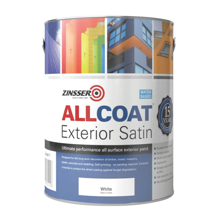 Zinsser Allcoat Exterior Satin White