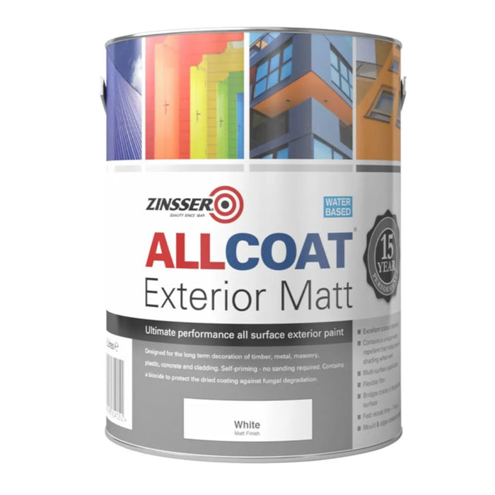  Zinsser Allcoat Exterior Matt White
