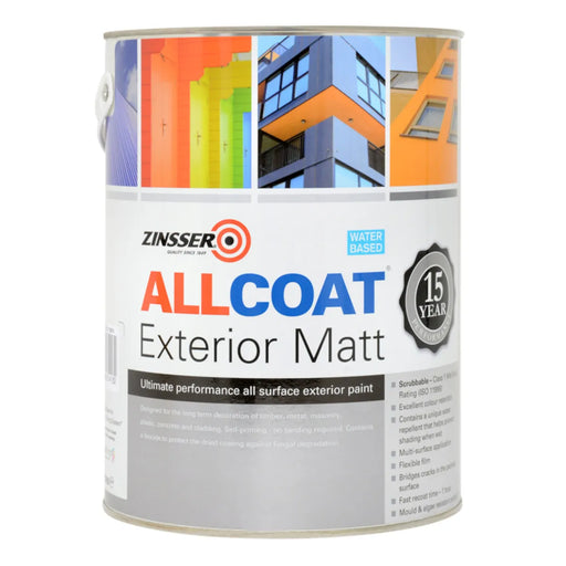 Zinsser Allcoat Exterior Matt Black