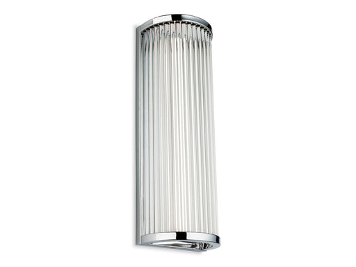 Jewel LED Wall Light - Chrome with Clear Glass Rods - 405mm