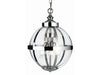 Monroe Pendant - Chrome with Clear Glass