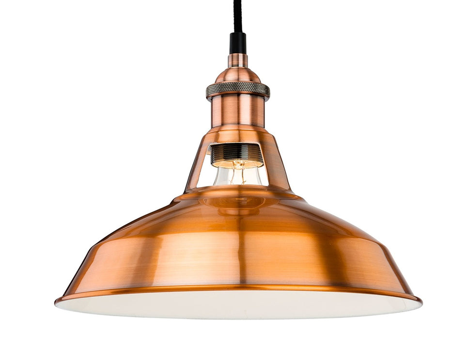 Albany Pendant - Brushed Copper