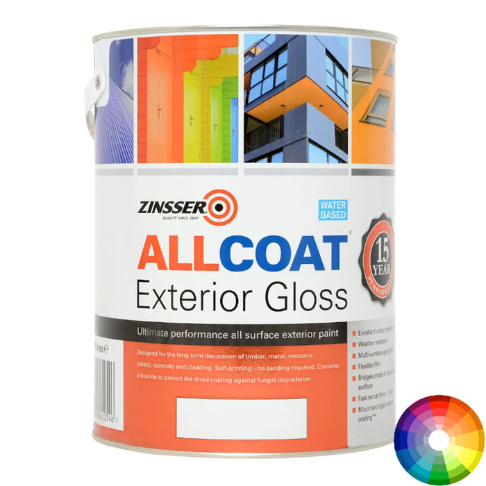  Zinsser Allcoat Exterior Gloss Tinted Colour