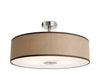 Madison Semi Flush Ceiling Fitting - Taupe