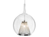 Arlo Pendant - Chrome with Clear Glass