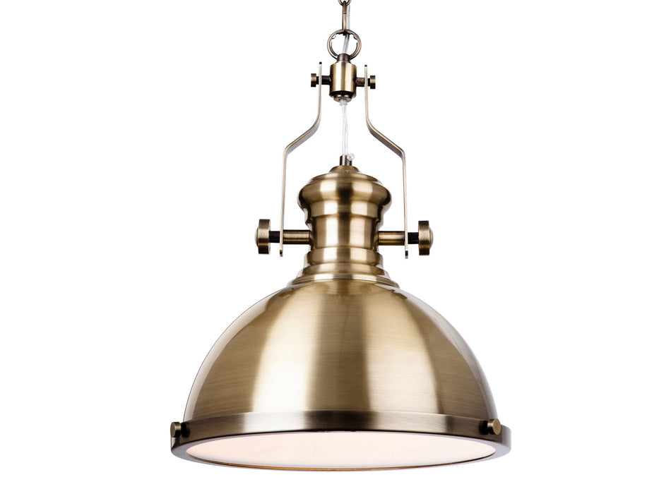 Albion Pendant - Antique Brass