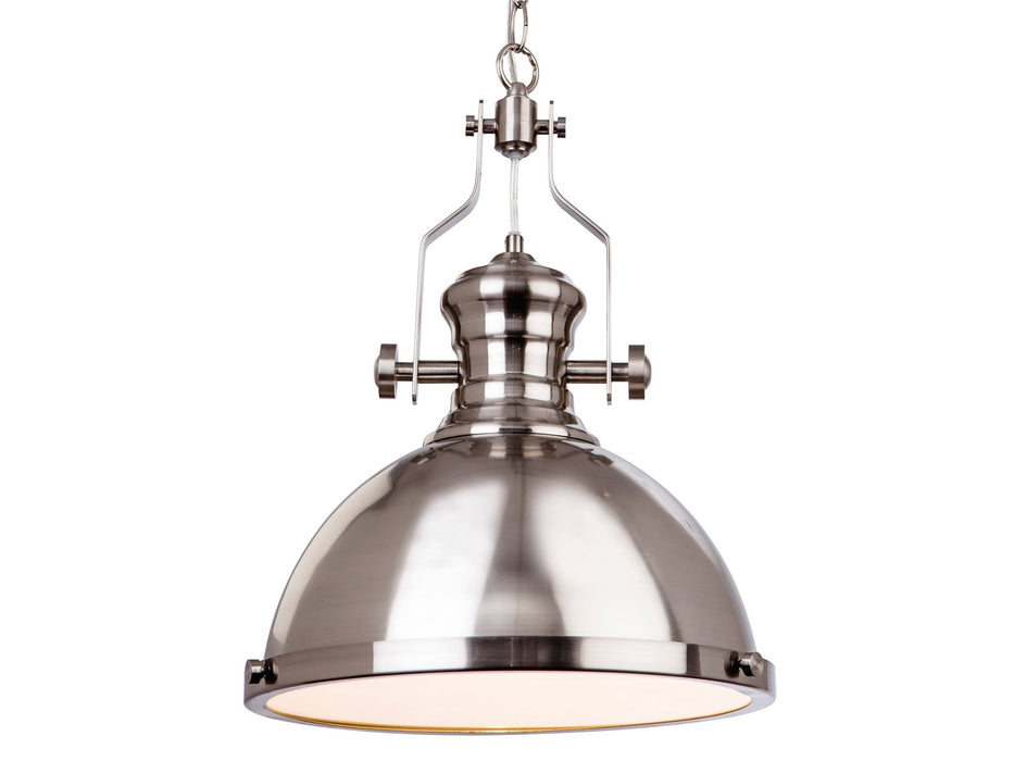 Albion Pendant - Brushed Steel