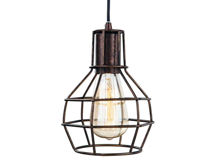 Clipper Pendant - Rustic Brown