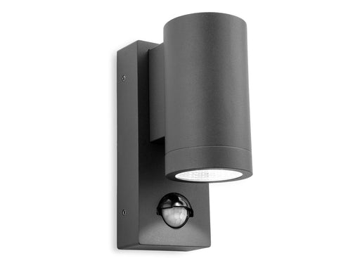 Shelby LED Single Wall with PIR - Graphite