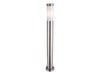 Plaza Tall Post Light - Stainless Steel