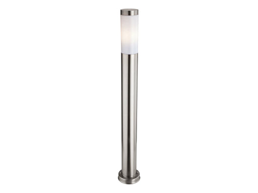 Plaza Tall Post Light - Stainless Steel