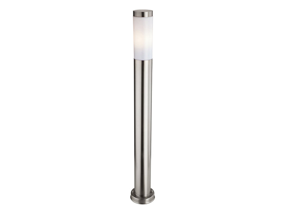 Plaza Tall Post Light - Stainless Steel