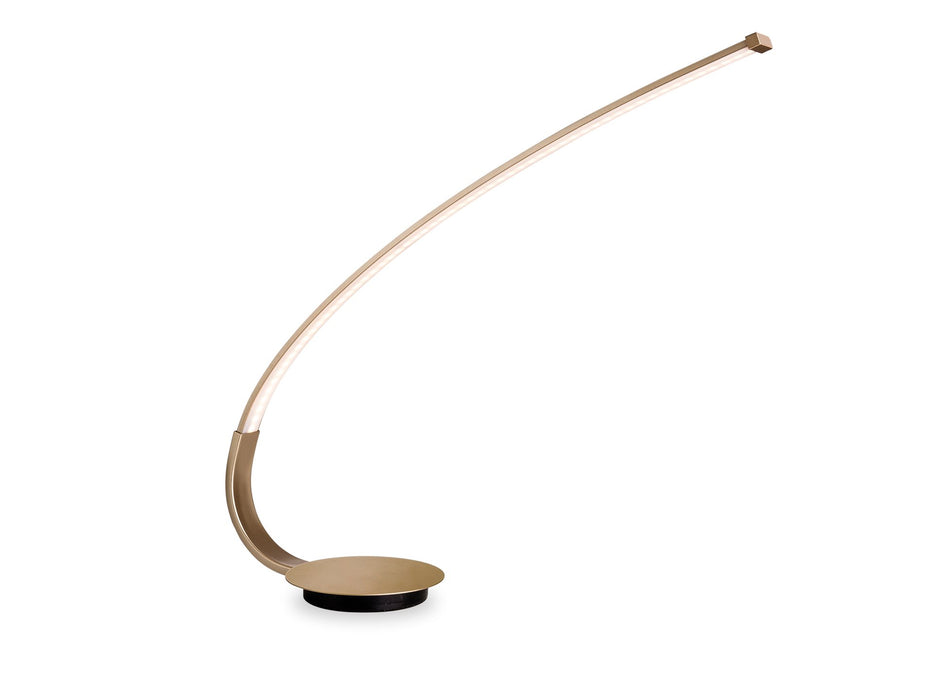 Arco LED Table Lamp - Champagne Gold