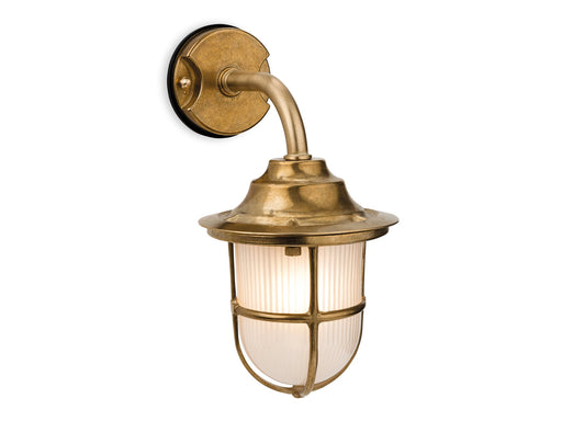 Nautic Wall Light - Brass with Frosted Glass