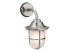 Nautic Wall Light - Nickel with Frosted Glass