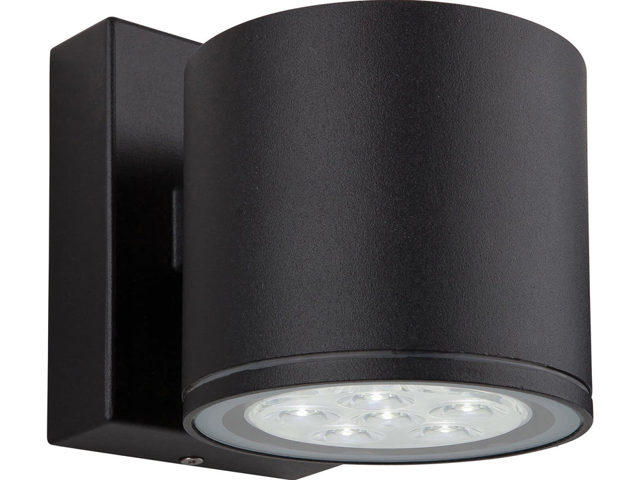 Vegas LED Single Wall Light - Black