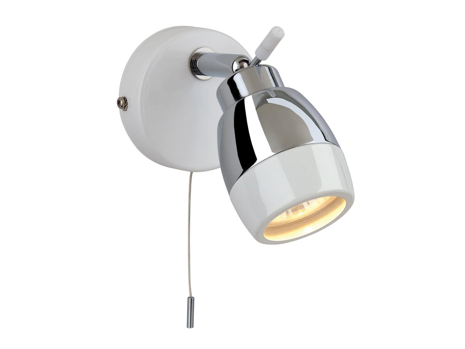 Marine Single Spot - White with Chrome