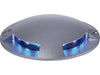 4 Way LED Walkover Light - Aluminium with Blue LED's