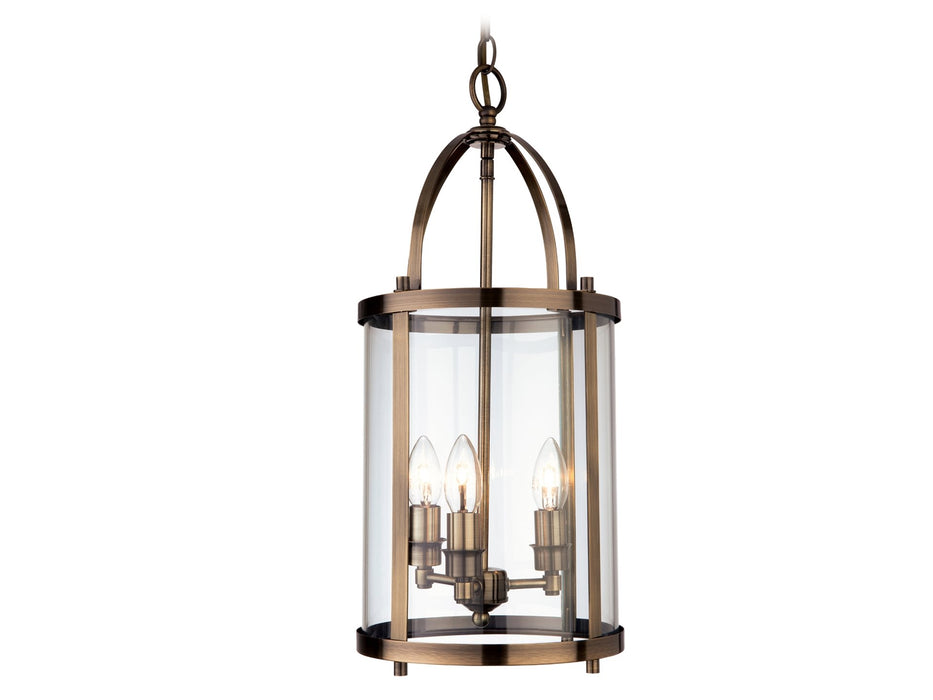 Imperial Round Lantern - 3 Light - Antique Brass