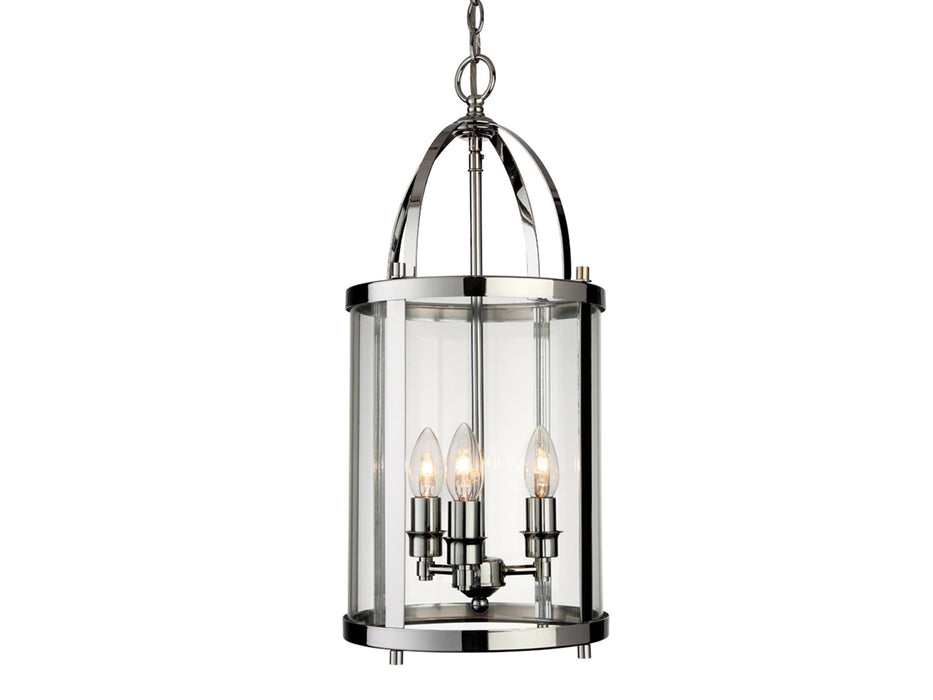 Imperial Round Lantern - 3 Light - Chrome