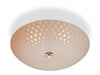 Celine Semi Flush Ceiling Fitting - Opal Glass with Decorative Pattern