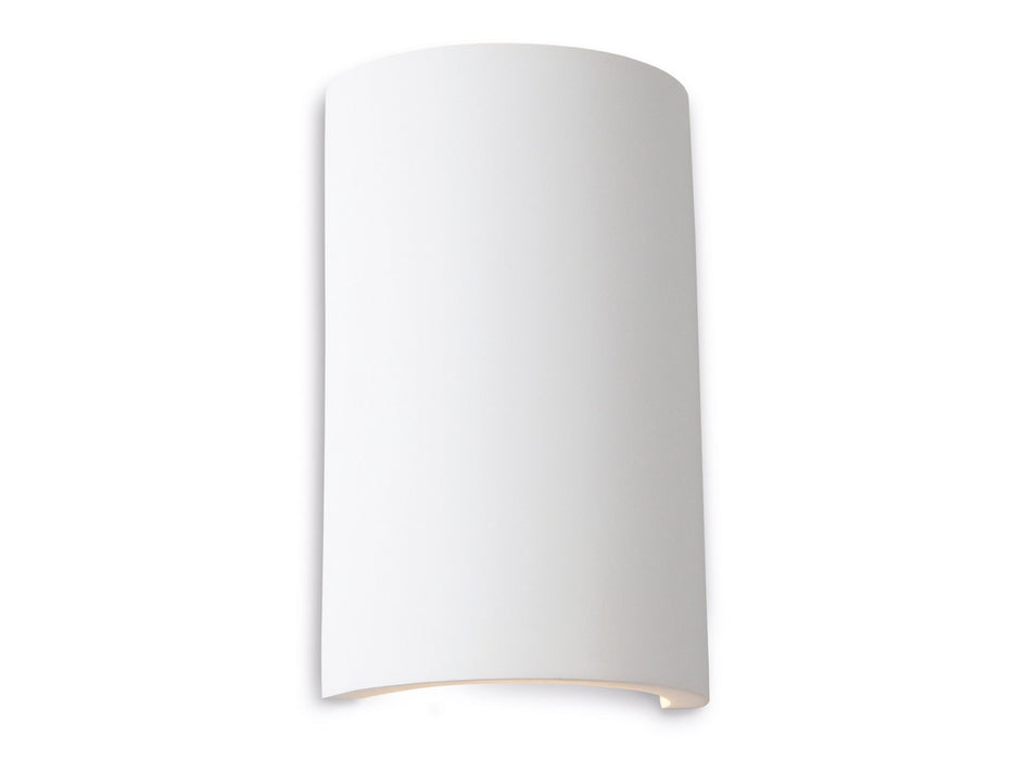 Gallery Round Plaster Wall Light - White