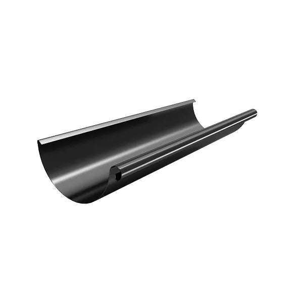 RoofArt Scandic Rainwater System - Steel Half Round Gutter - 3.0m long x 150mm diameter - Painted or Galvanised