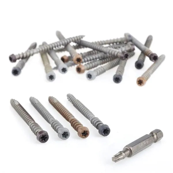 Trex Composite Decking Fixings & Accessories - Trex Colour Head Screw Fixing