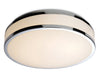 Atlantis LED Flush Ceiling Fitting - White Diffuser with Chrome Trim