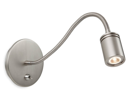 Ritz LED Flexi Wall Light - Brushed Nickel