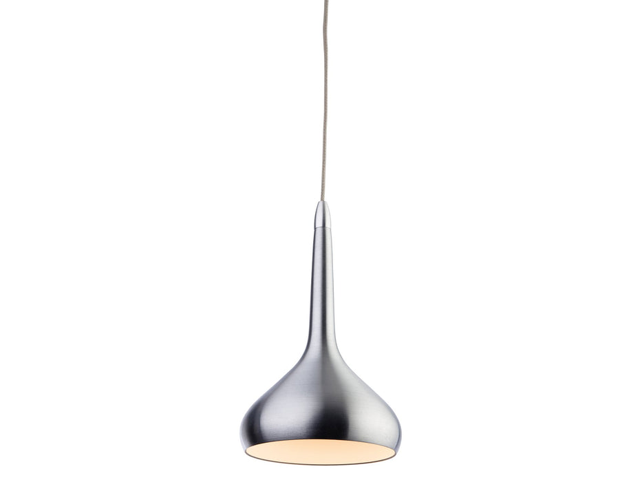 Bar LED Pendant - Aluminium with White Inside