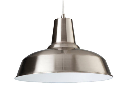 Smart Pendant - Brushed Steel with White Inside