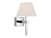 Fabio Wall Light - Chrome with Opal Glass