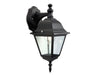 4 Panel Lantern - Downlight-  Black