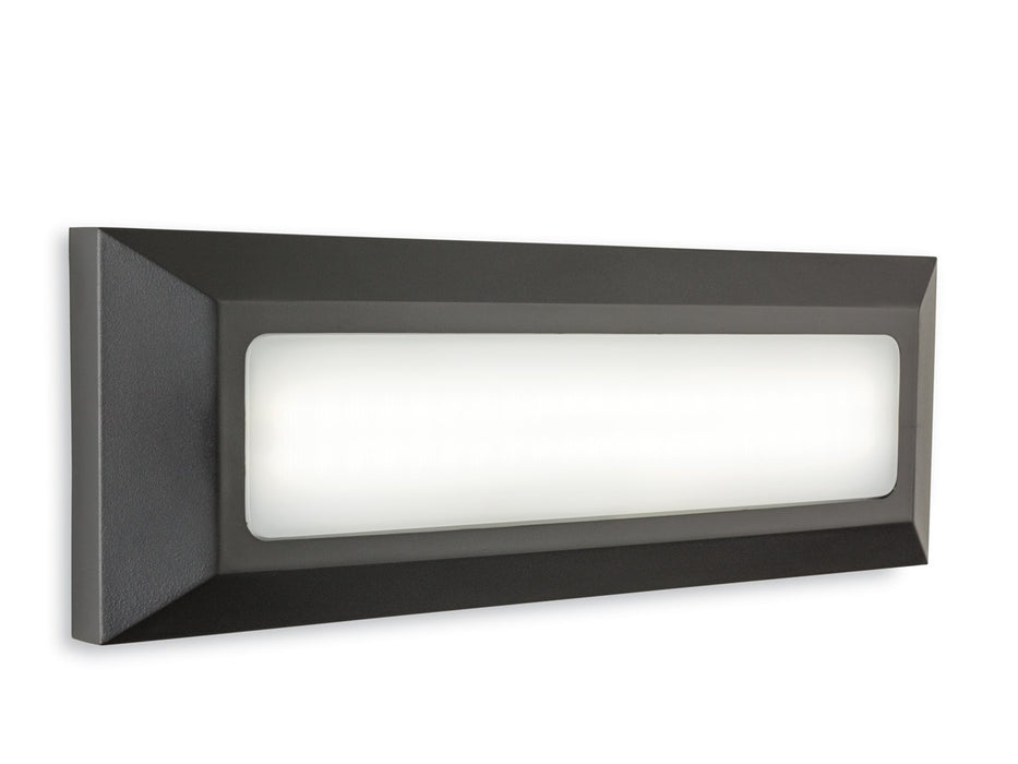 Shine LED Resin Wall & Step Light - Graphite