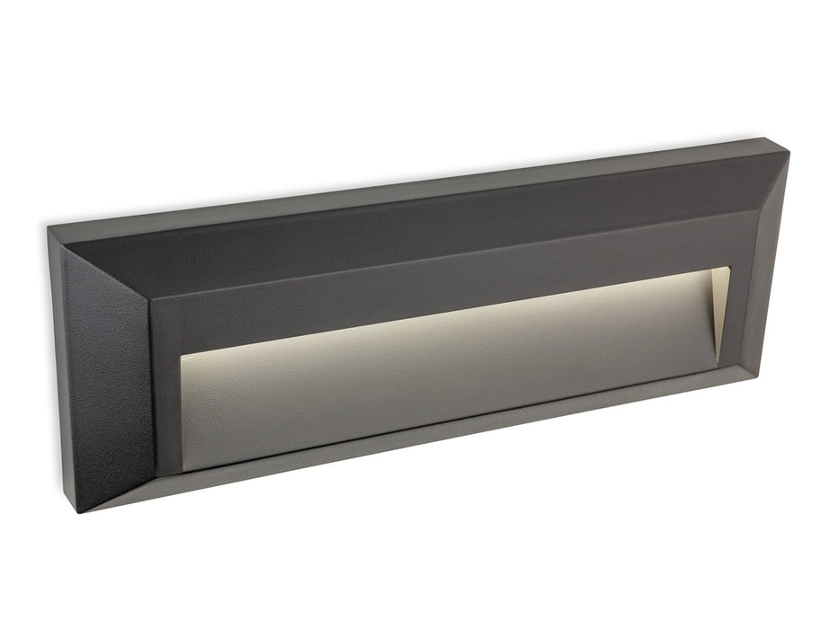 Shine LED Resin Wall & Step Light - Graphite