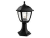 Palma Resin Lantern - Pillar - Black