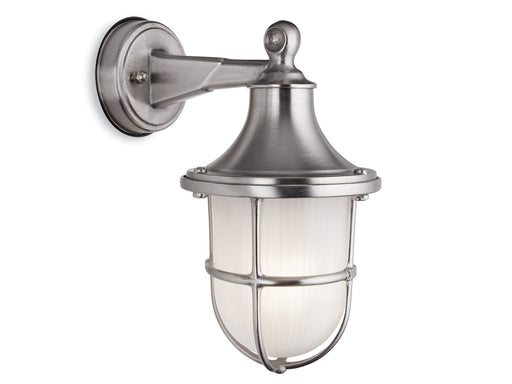 Nautic Wall Light - Nickel with Frosted Glass