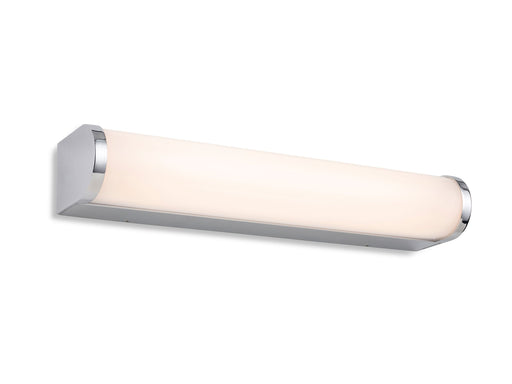 Bravo LED Wall Light - 300mm - Chrome with Opal White Polycarbonate Diffuser