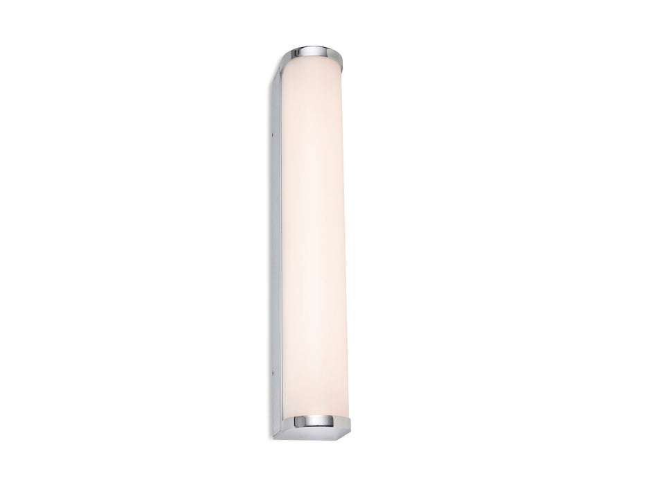 Bravo LED Wall Light - 300mm - Chrome with Opal White Polycarbonate Diffuser