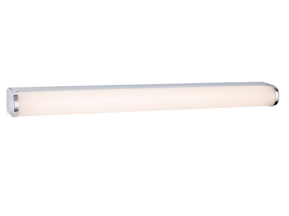 Bravo LED Wall Light - 600mm - Chrome with Opal White Polycarbonate Diffuser